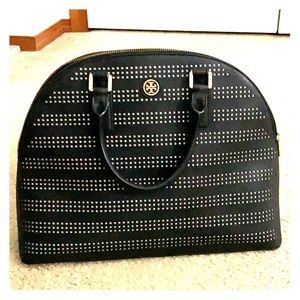 Large black Tory Burch Satchel